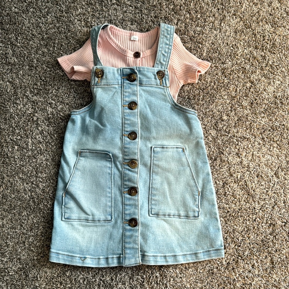 5/$25 2T overall Dress